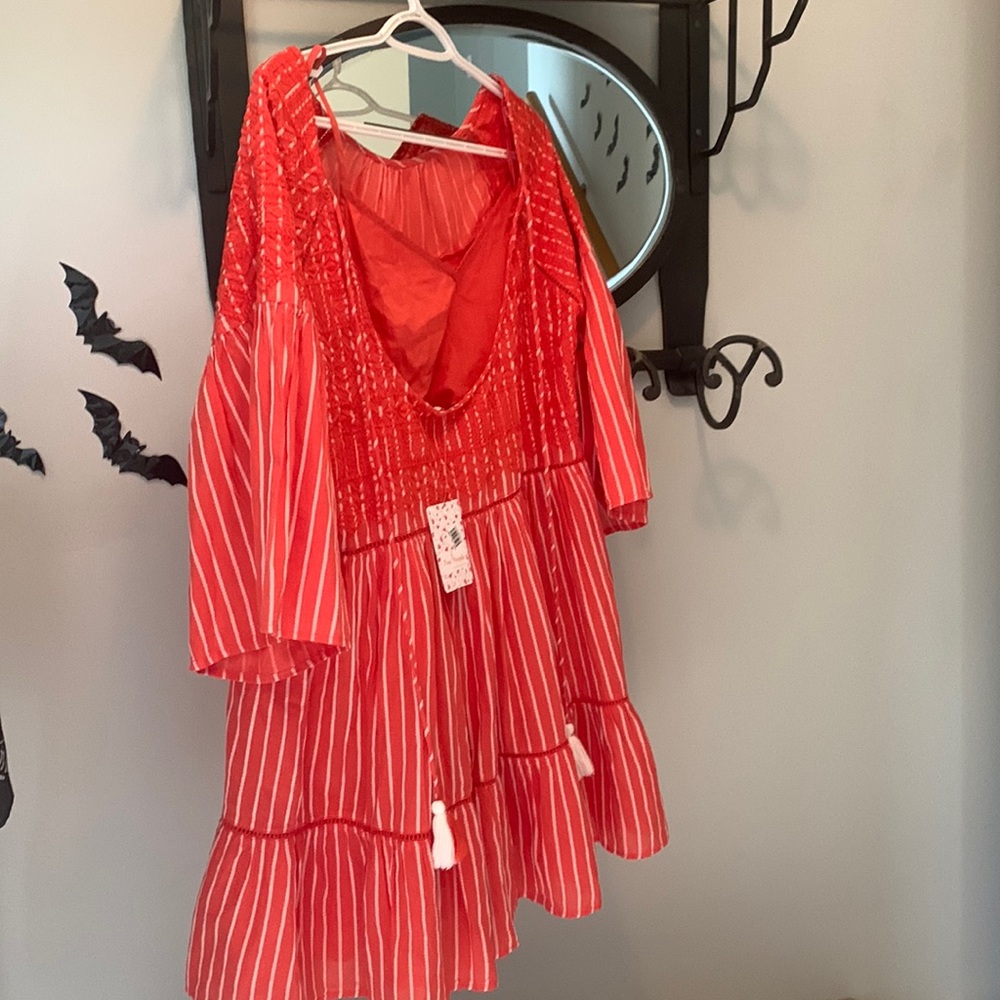 NWT Free people Capri orange dress size S